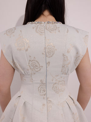 BeReal dress, brocade dress , party wear , formal dress