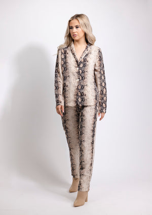 animal print shirt, bereal festive collection, co ord sets, women trouser set, woman co ord sets, lounge wear, co ord set, Clothing, Women's Fashion ,BeReal ,BeReal Wear , BeReal clothing