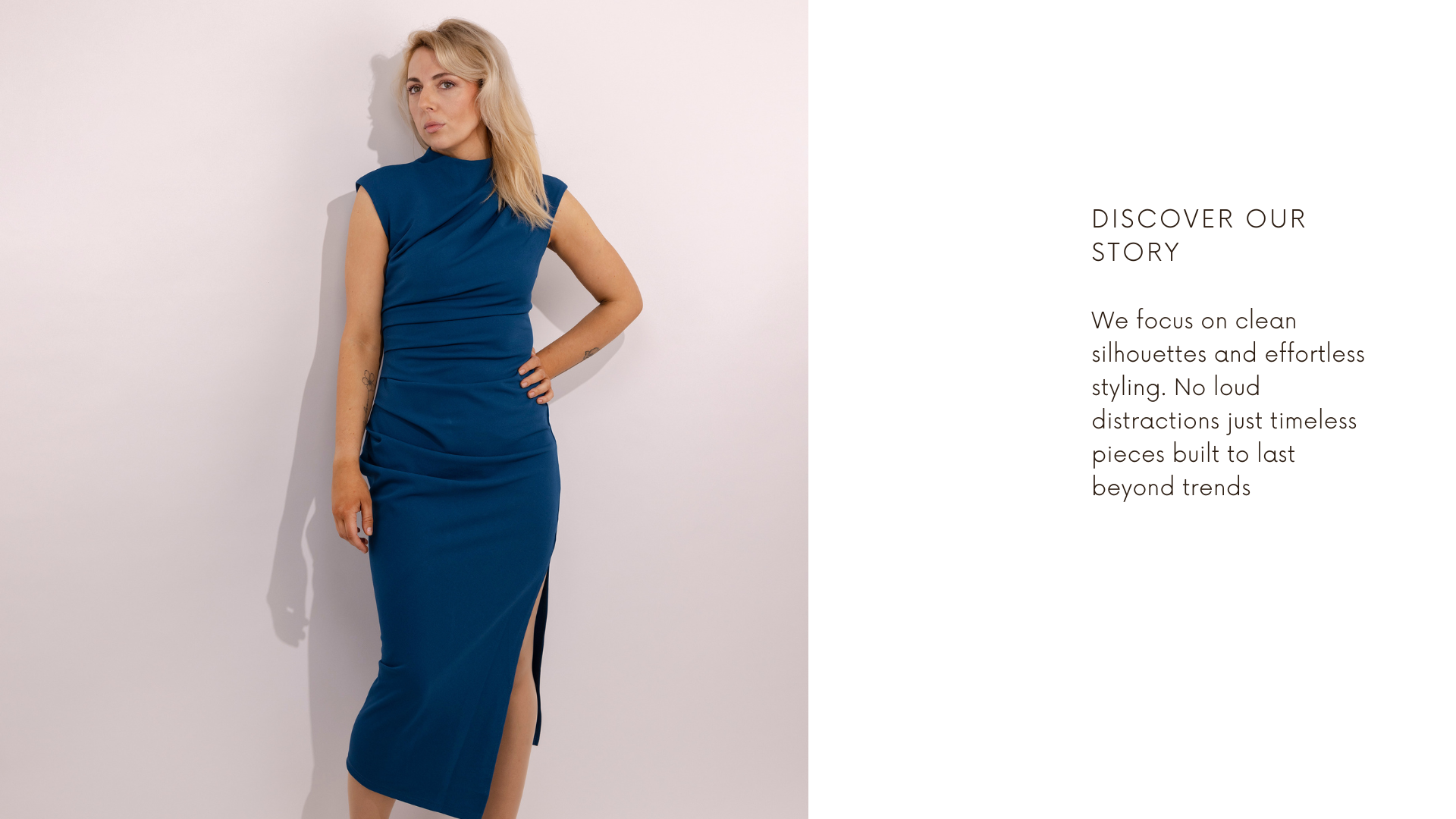 BeReal blue dress