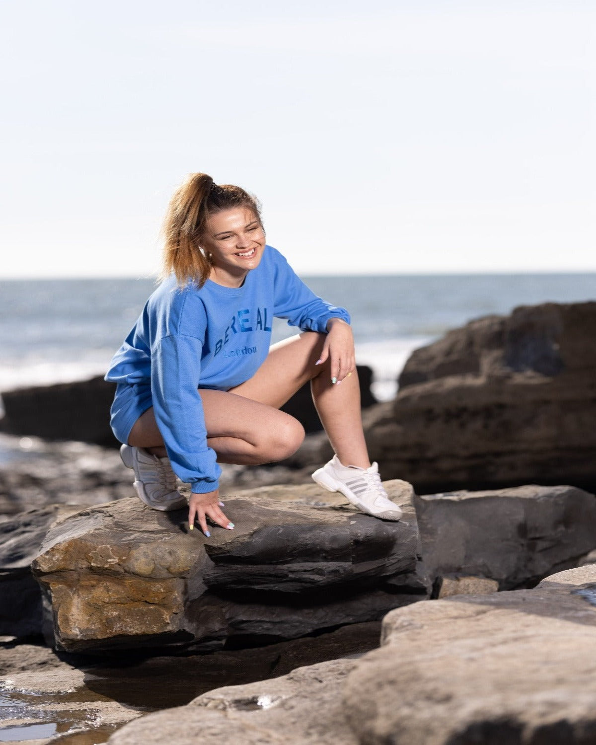 Coral Sweatshirt, Women's Clothing, Women's Fashion ,BeReal ,BeReal Wear 