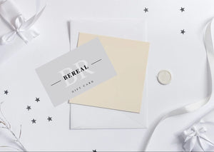 BEREAL WEAR, BEREAL GIFT CARD, E GIFT CARDS,  BEREAL CLOTHING, BEREAL